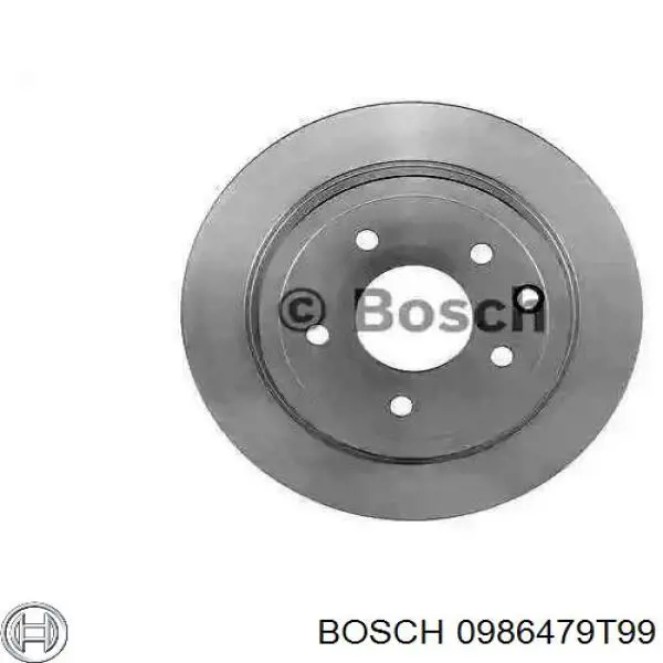 Гальмівні диски передні 0986479T99 Bosch