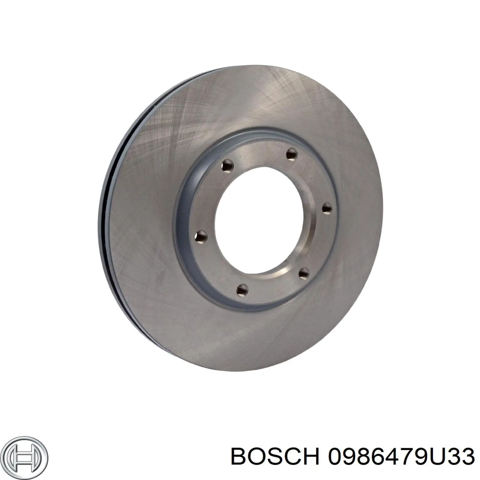 Диск гальмівний передній 0986479U33 Bosch