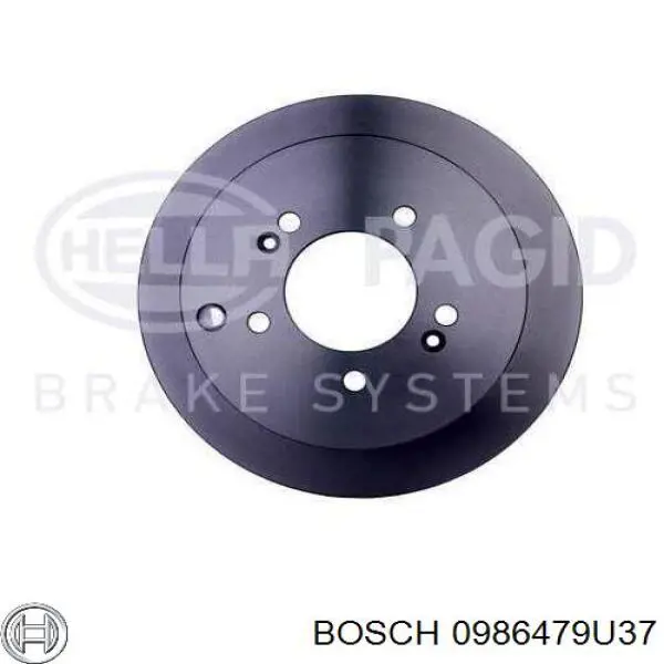 0986479U37 Bosch Дискові гальма