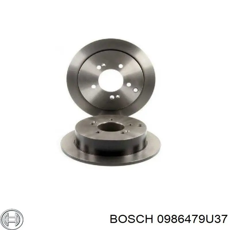 Задні дискові гальма Bosch 0986479U37 ціна, від 29.98 USD