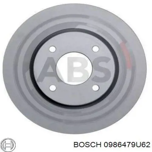 0986479U62 Bosch Гальмо дискове переднє