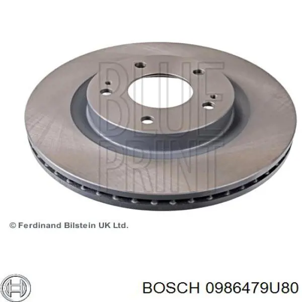 0986479U80 Bosch Гальмо дискове переднє