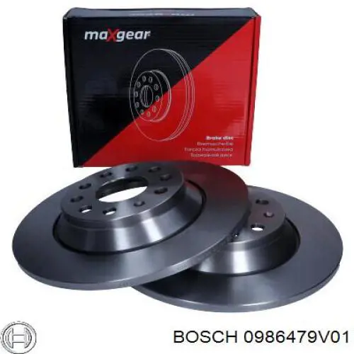 Купити 0986479V01 Bosch Диск заднього гальма