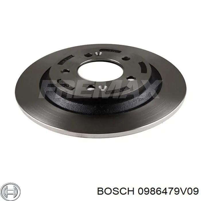 0986479V09 Bosch Дискові гальма