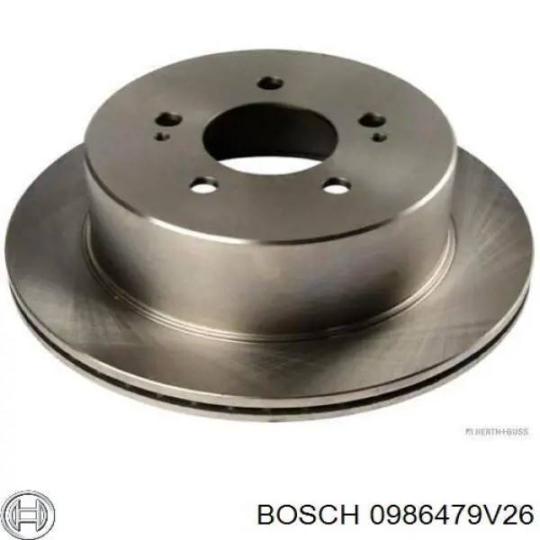 0986479V26 Bosch Дискові гальма