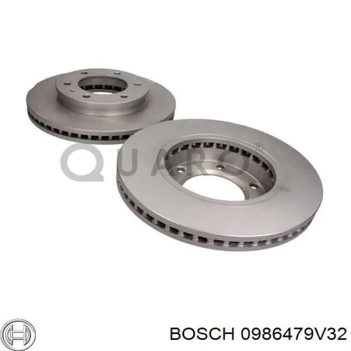Гальмівні диски передні 0986479V32 Bosch