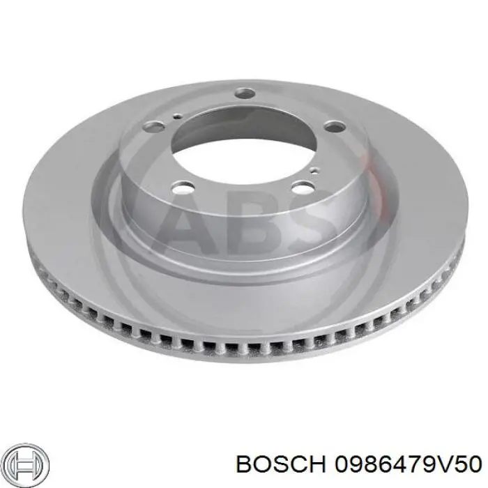 Диск гальмівний передній 0986479V50 Bosch