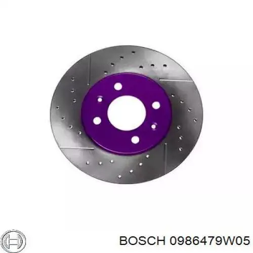 0986479W05 Bosch Гальмо дискове переднє