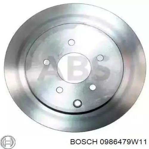 Задні дискові гальма Bosch 0986479W11 ціна, від 34.26 USD
