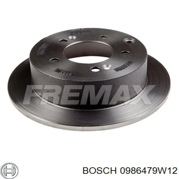 Гальмівні диски 0986479W12 Bosch