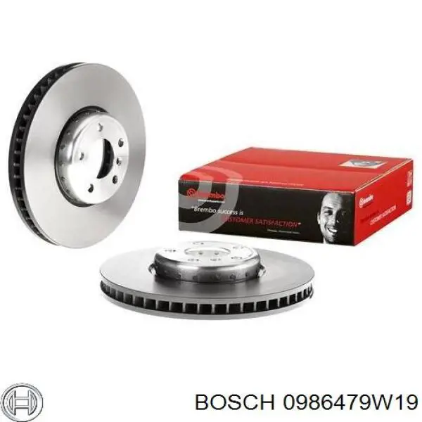 Купити 0986479W19 Bosch Ротор гальмівний