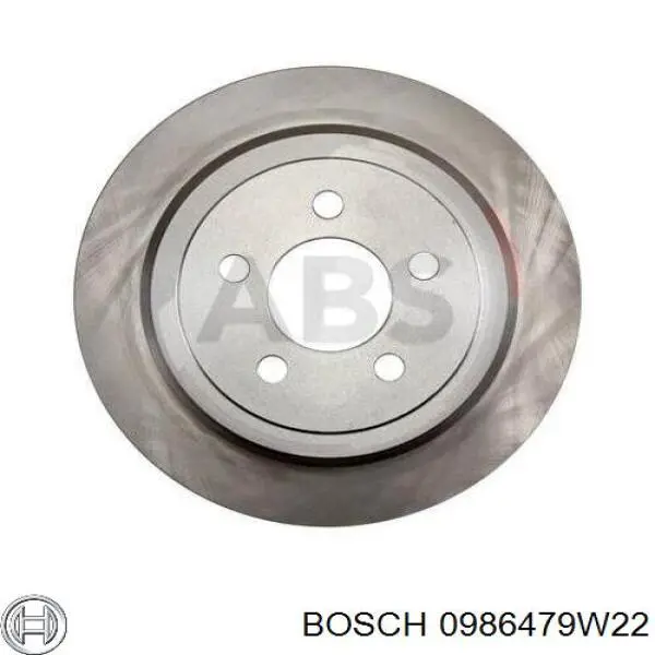 0986479W22 Bosch Дискові гальма