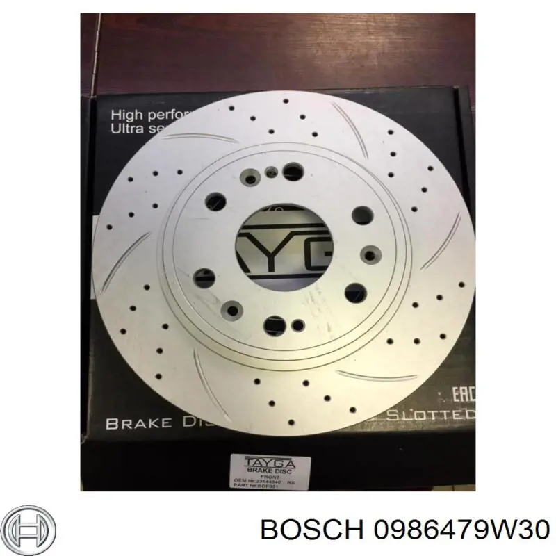 Купити 0986479W30 Bosch Ротор гальмівний