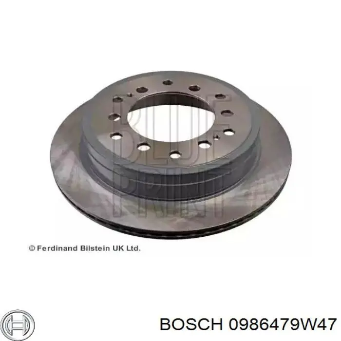 Купити 0986479W47 Bosch Ротор гальмівний