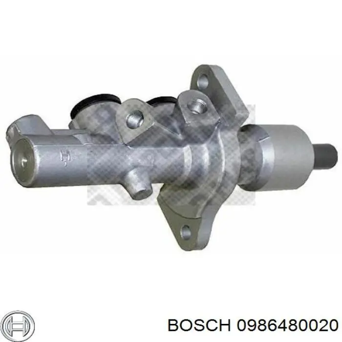 Циліндр головний гальма (Гідротормоз) Bosch 0986480020 ціна, від 65.26 USD