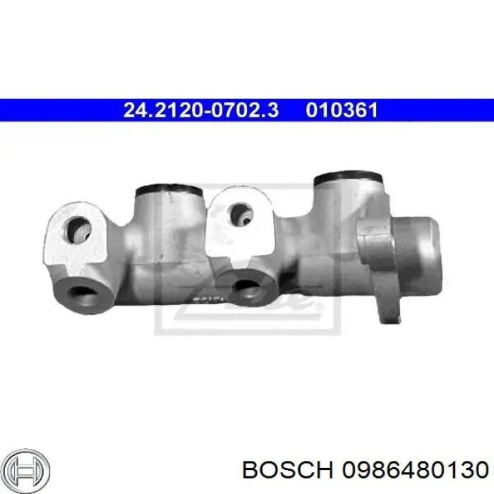 Циліндр гальмівний, головний 0986480130 Bosch