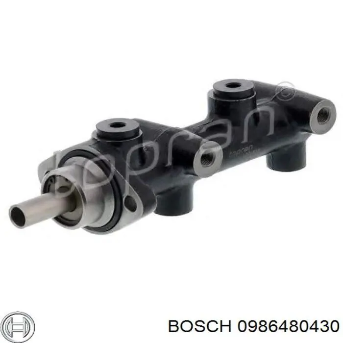 Циліндр гальмівний, головний 0986480430 Bosch