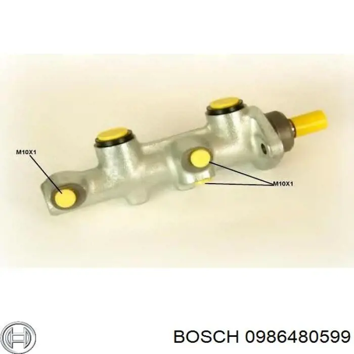 Купити 0986480599 Bosch Головний гальмівний циліндр