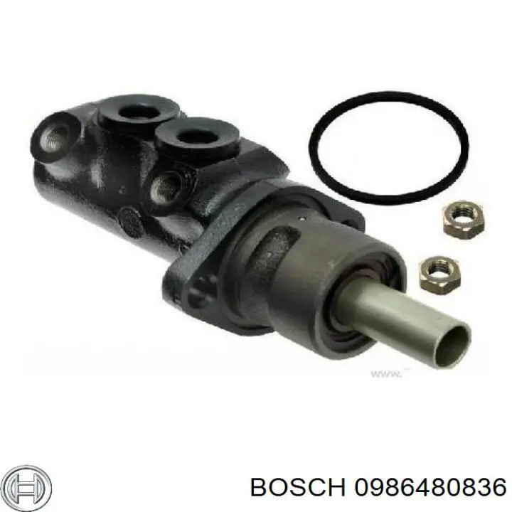 Купити 0986480836 Bosch Головний гальмівний циліндр