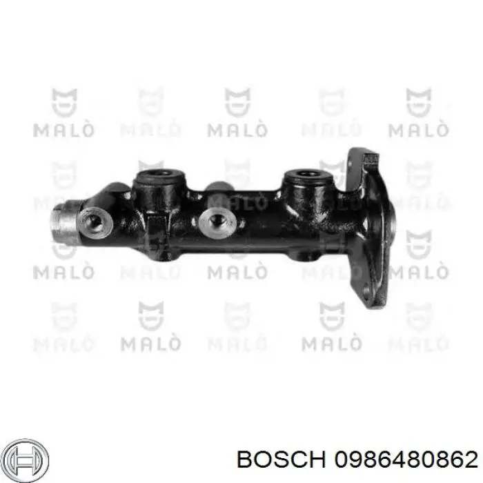 Купити 0986480862 Bosch Головний гальмівний циліндр