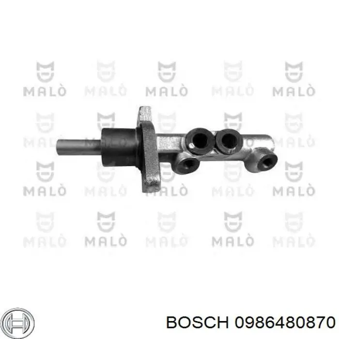 Циліндр головний гальма (Гідротормоз) Bosch 0986480870 ціна, від 50.68 USD