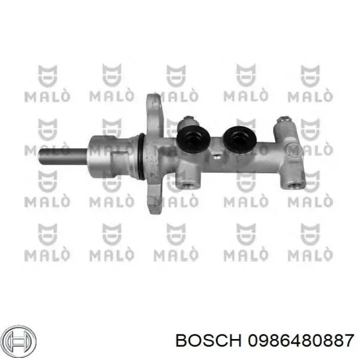 Купити 0986480887 Bosch Головний гальмівний циліндр