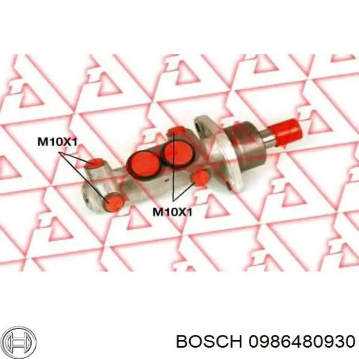 Циліндр головний гальма (Гідротормоз) Bosch 0986480930 ціна, від 76.51 USD