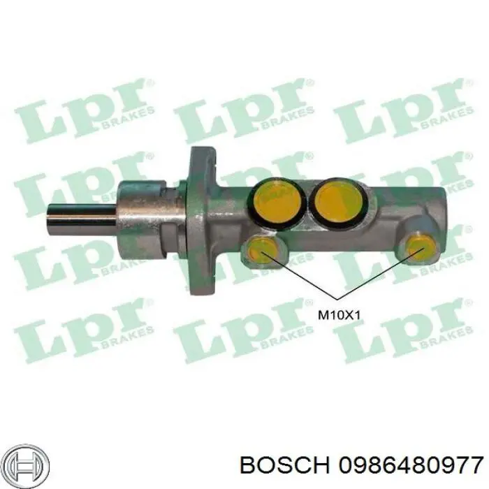 Циліндр головний гальма (Гідротормоз) Bosch 0986480977 ціна, від 43.71 USD
