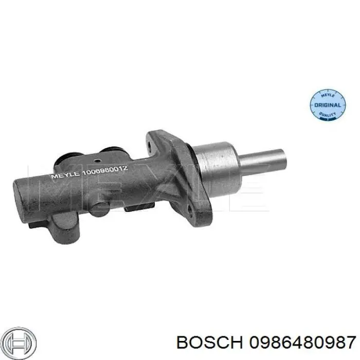 Циліндр гальмівний, головний 0986480987 Bosch