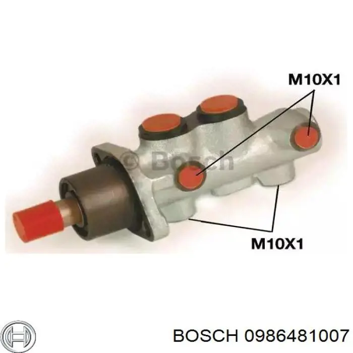 Головний гальмівний циліндр 0986481007 Bosch