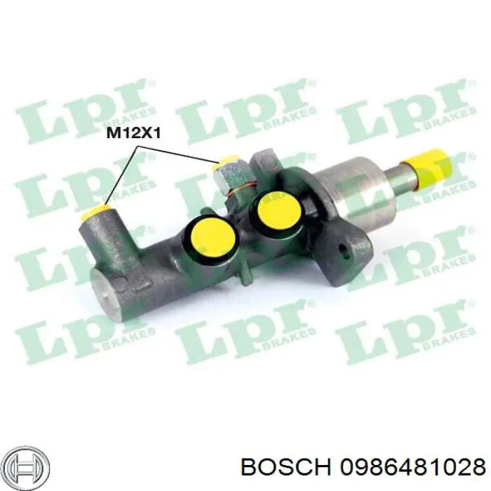 Циліндр гальмівний, головний 0986481028 Bosch