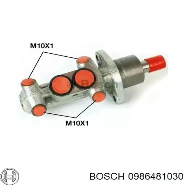 Купити 0986481030 Bosch Головний гальмівний циліндр