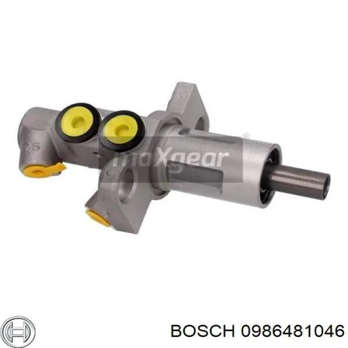 Циліндр головний гальма (Гідротормоз) Bosch 0986481046 ціна, від 25.34 USD
