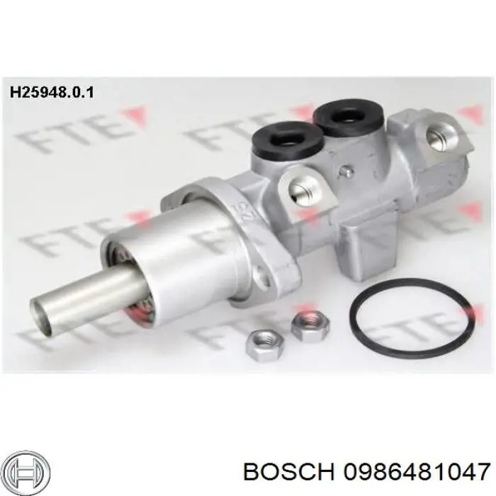 0986481047 Bosch Циліндр гальмівний, головний