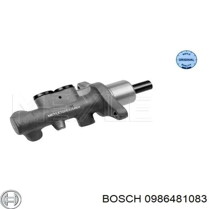 Головний гальмівний циліндр 0986481083 Bosch