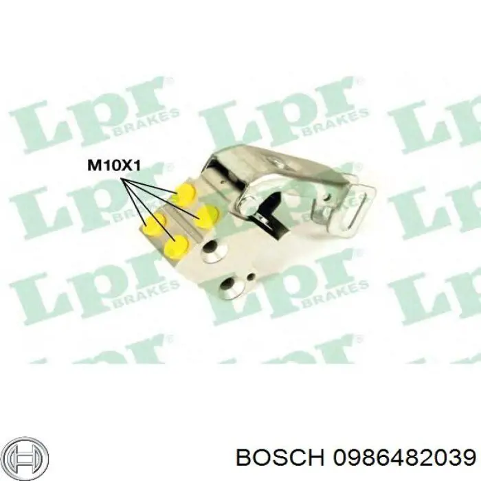 Регулятор тиску гальм/Регулятор гальмівних сил 0986482039 Bosch