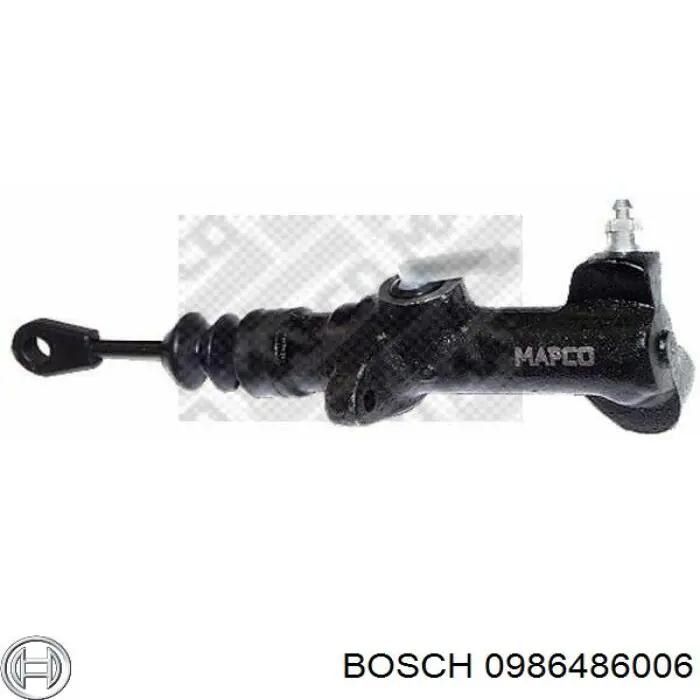 Головний циліндр зчеплення 0986486006 Bosch