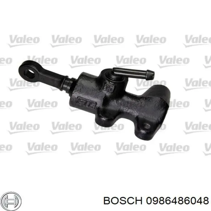Головний циліндр зчеплення 0986486048 Bosch