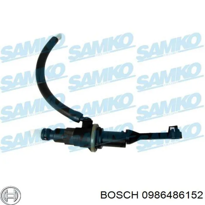 Головний циліндр зчеплення 0986486152 Bosch