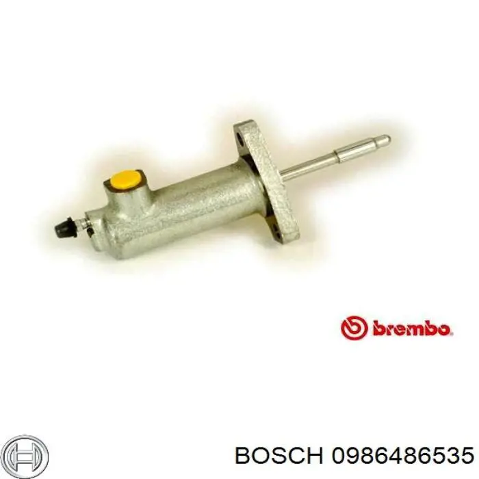 Циліндр зчеплення, робочий Bosch 0986486535