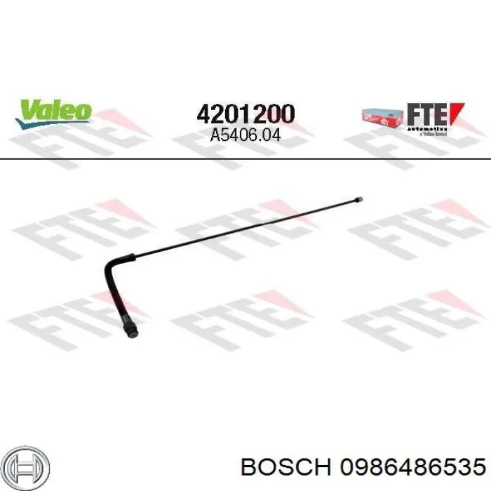 Купити 0986486535 Bosch Робочий циліндр зчеплення