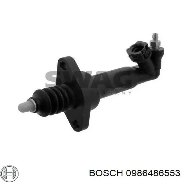Робочий циліндр зчеплення 0986486553 Bosch