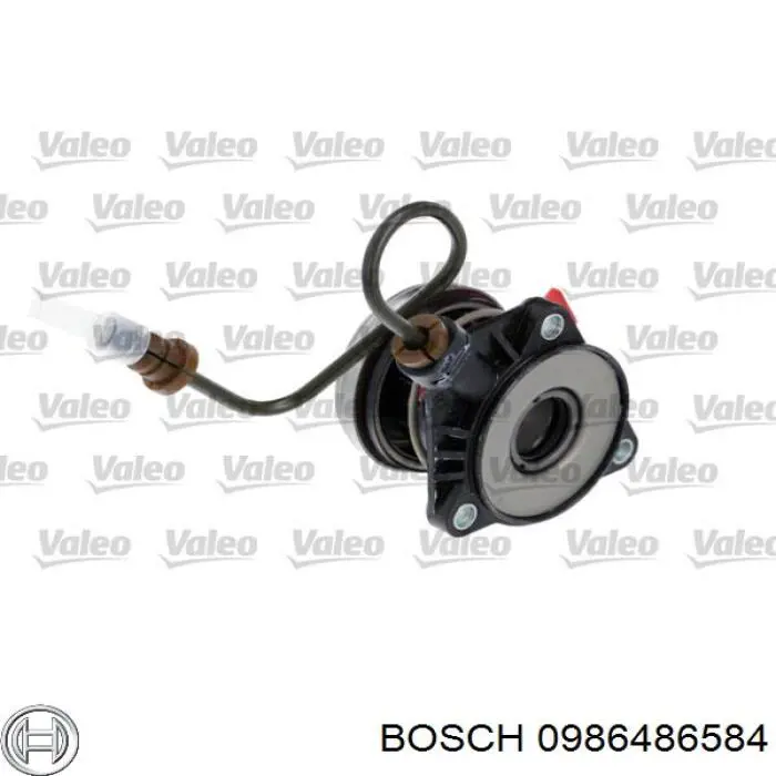 Робочий циліндр зчеплення в зборі з витискним підшипником Bosch 0986486584 ціна, від 59.85 USD
