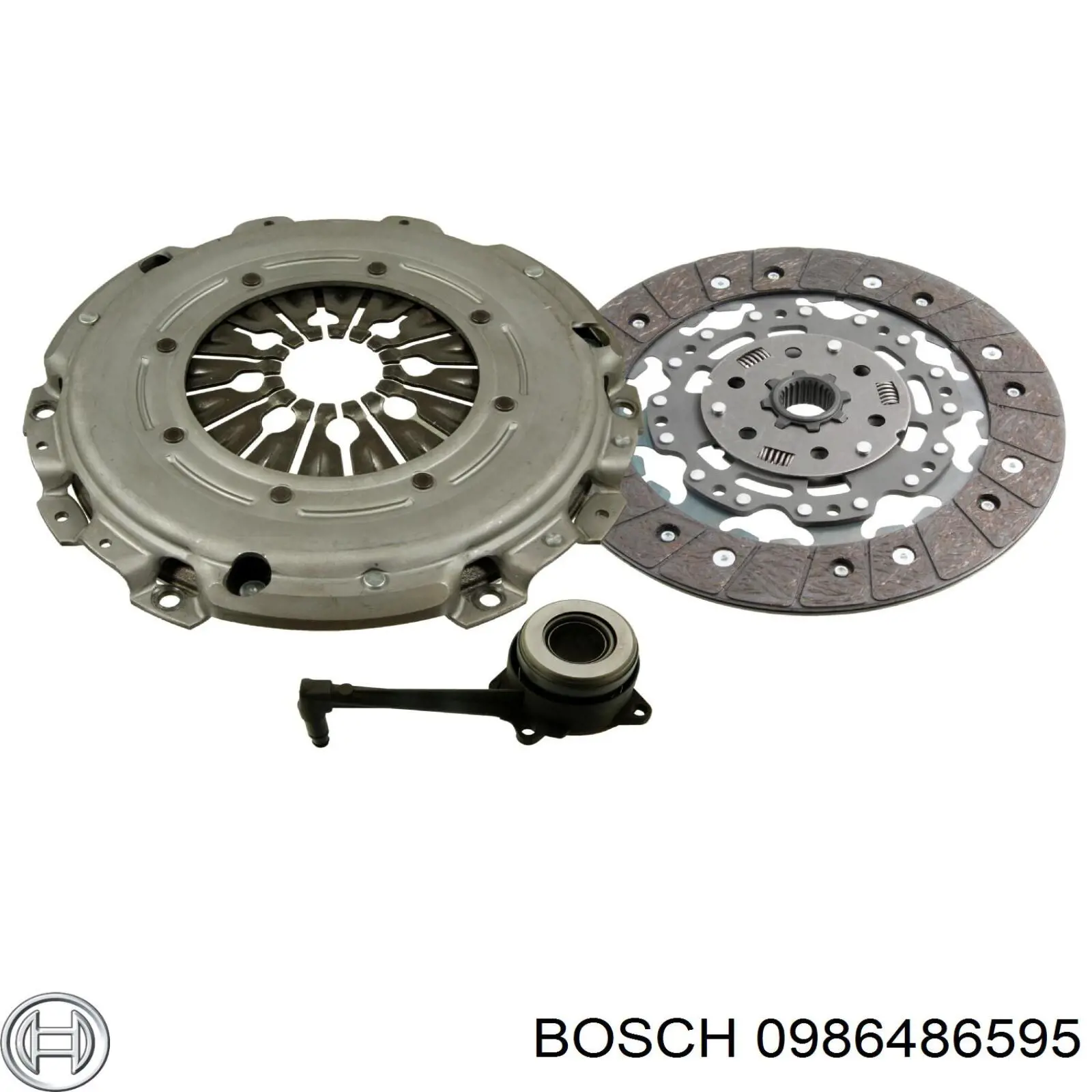 0986486595 Bosch Робочий циліндр зчеплення в зборі з витискним підшипником
