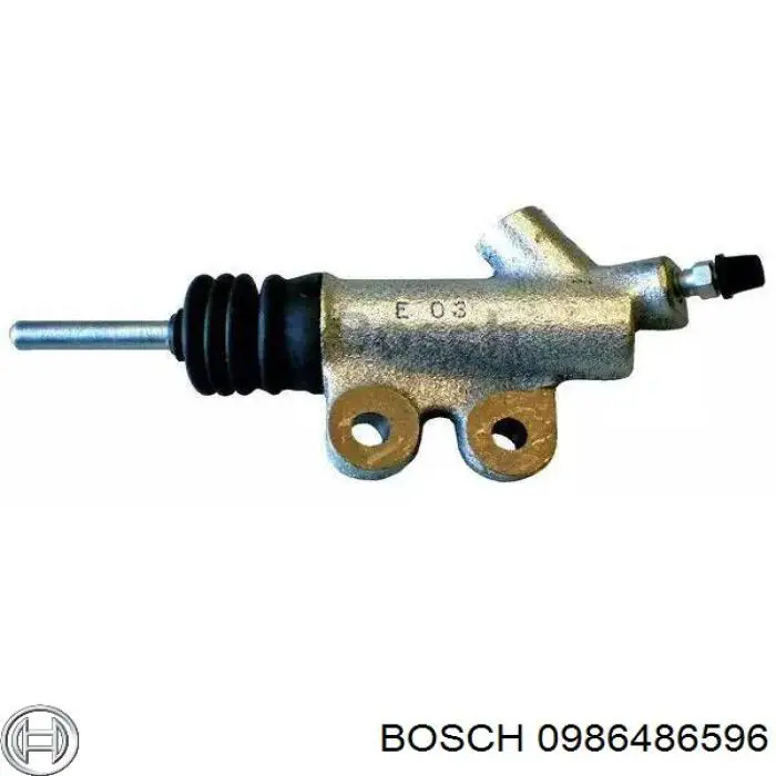 0986486596 Bosch Робочий циліндр зчеплення в зборі з витискним підшипником