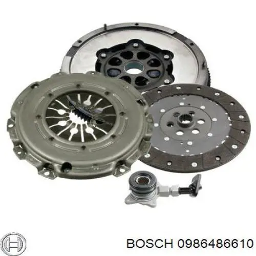 0986486610 Bosch Робочий циліндр зчеплення в зборі з витискним підшипником