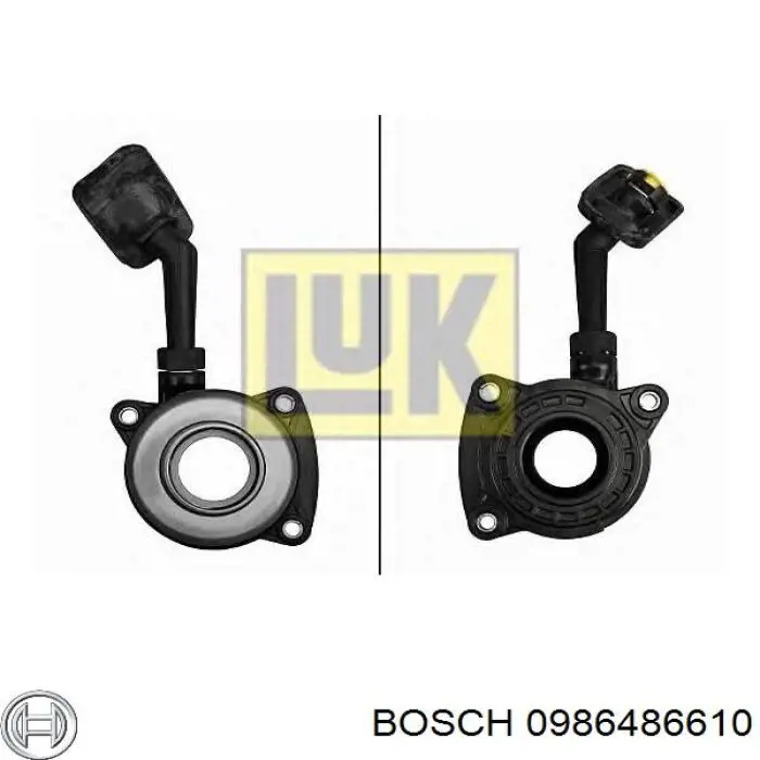 Робочий циліндр зчеплення в зборі з витискним підшипником Bosch 0986486610 ціна, від 63.12 USD