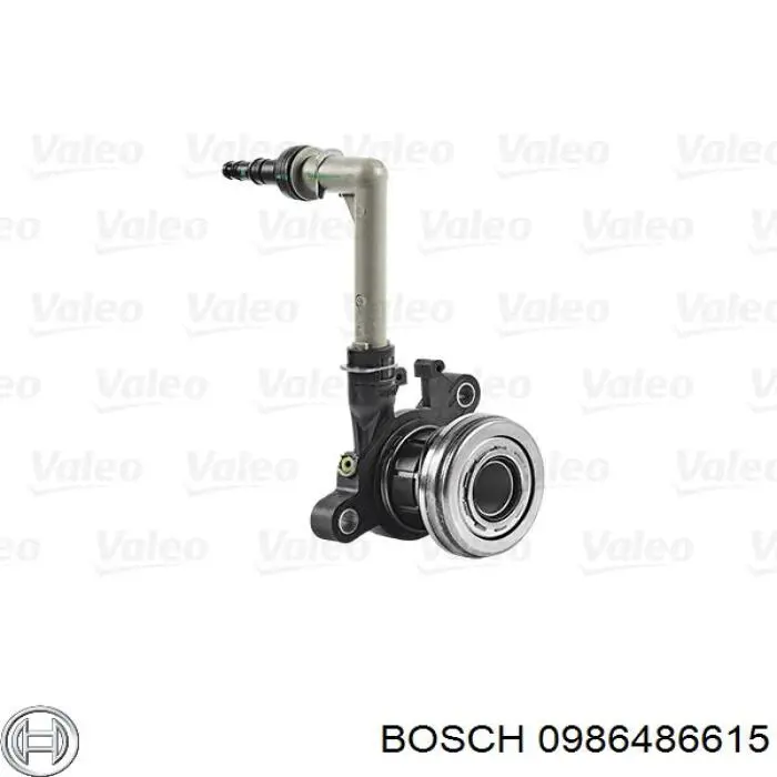 0986486615 Bosch Робочий циліндр зчеплення в зборі з витискним підшипником