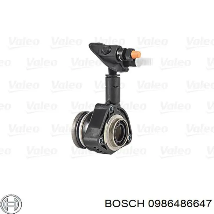 0986486647 Bosch Робочий циліндр зчеплення в зборі з витискним підшипником