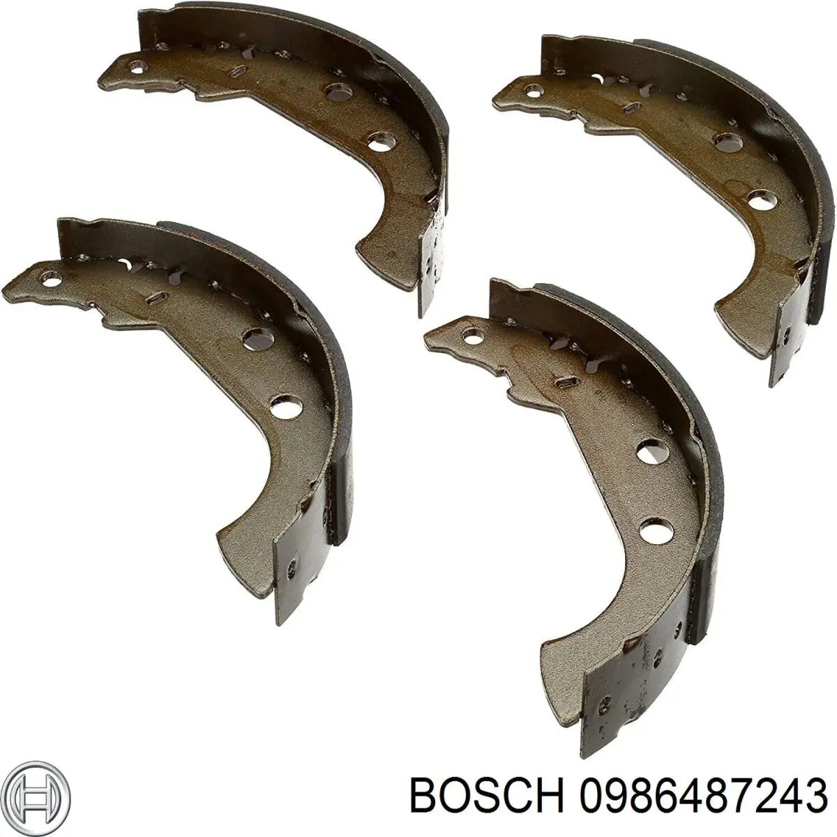 Купити 0986487243 Bosch Колодки гальмові задні, барабанні